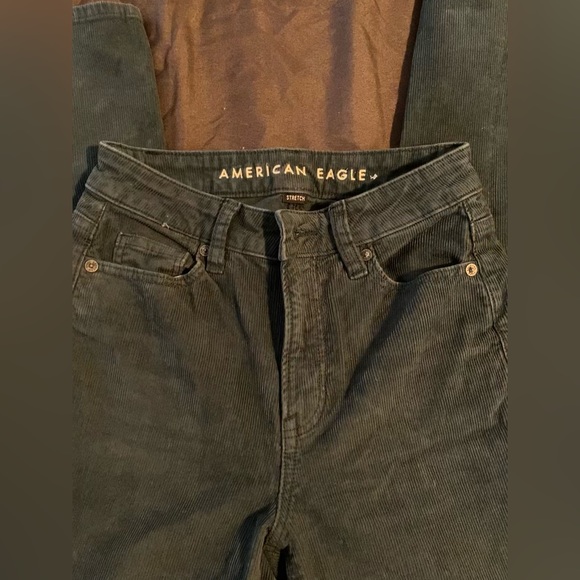 American Eagle Corduroy Stretch Trousers, Size 000 - Picture 5 of 12